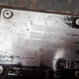 foto 8.5t kettenbagger offset gummi Doosan DX80R